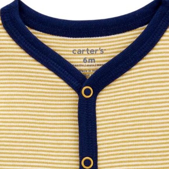 NWT Carter's Baby Carter's Goat Snap-Up Sleep & Play Footed Pajamas - Picture 3 of 5